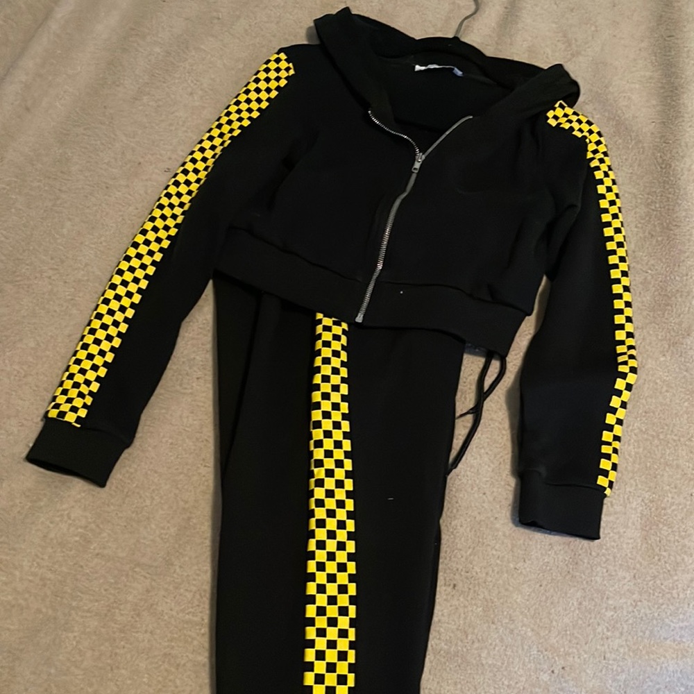 DANIELLE GUIZIO RACER TRACKSUIT-YELLOW